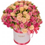 Квіти в коробці "Для моєї милої" - image-0